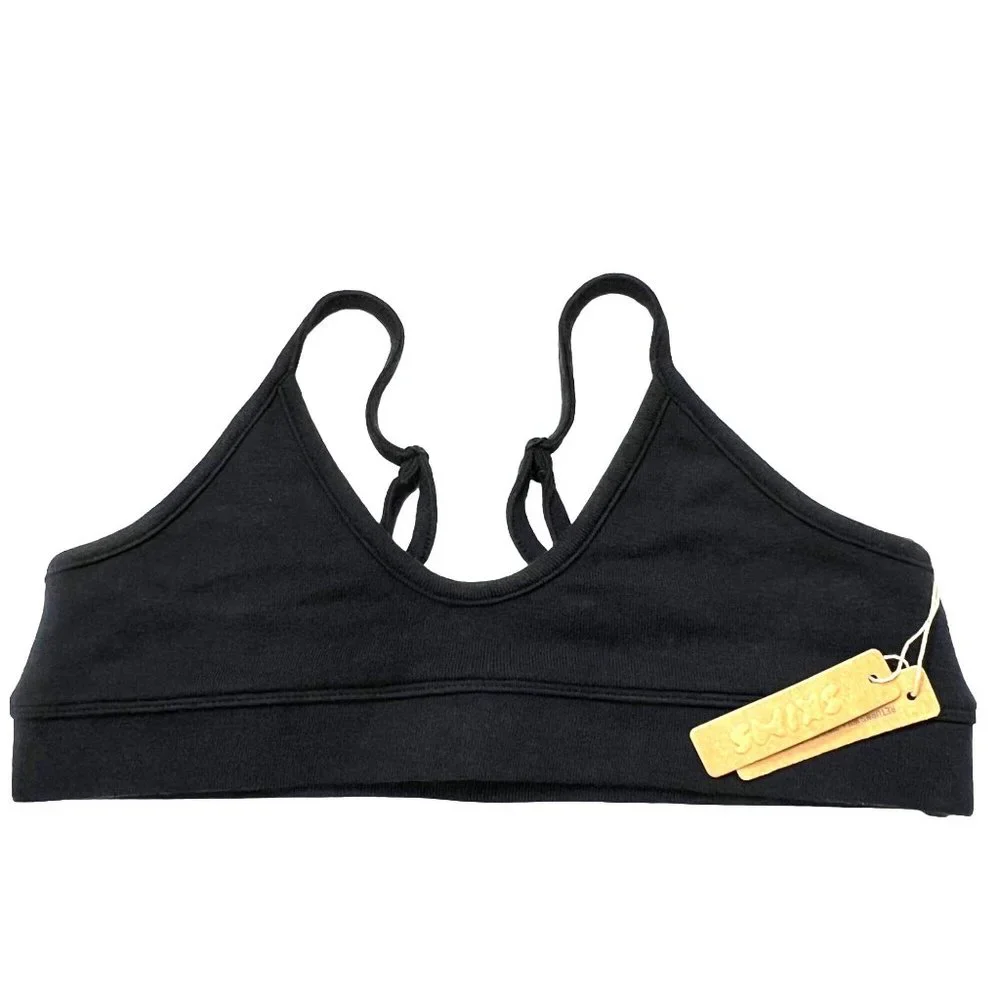 SKIMS PJ Sleep Bralette Onyx Women’s Small - Picture 2 of 11